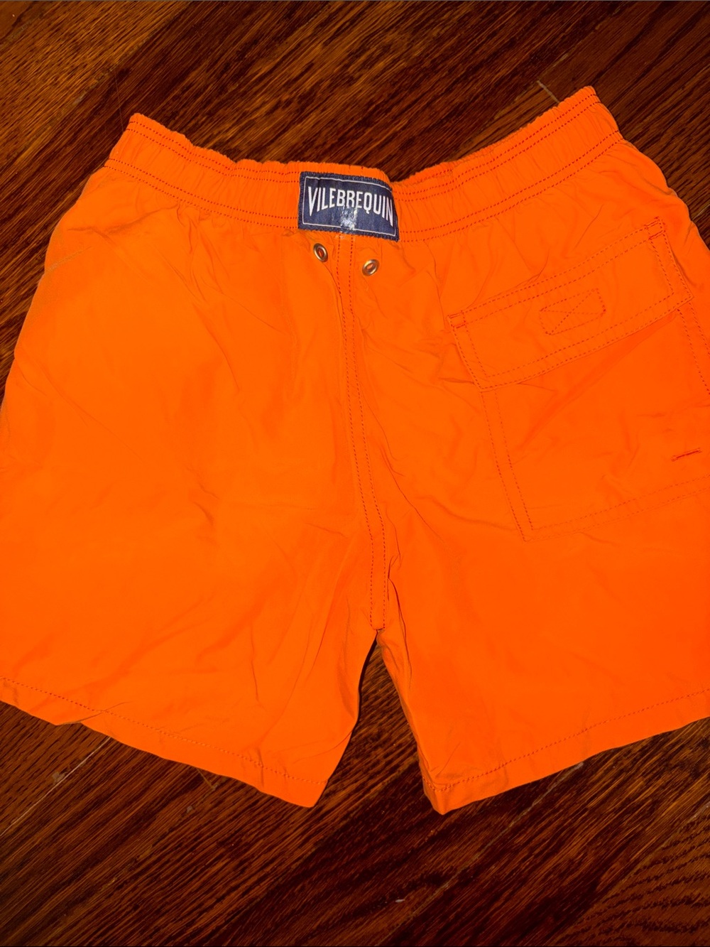 Vilebrequin Bright Orange Boys Swim Trunks